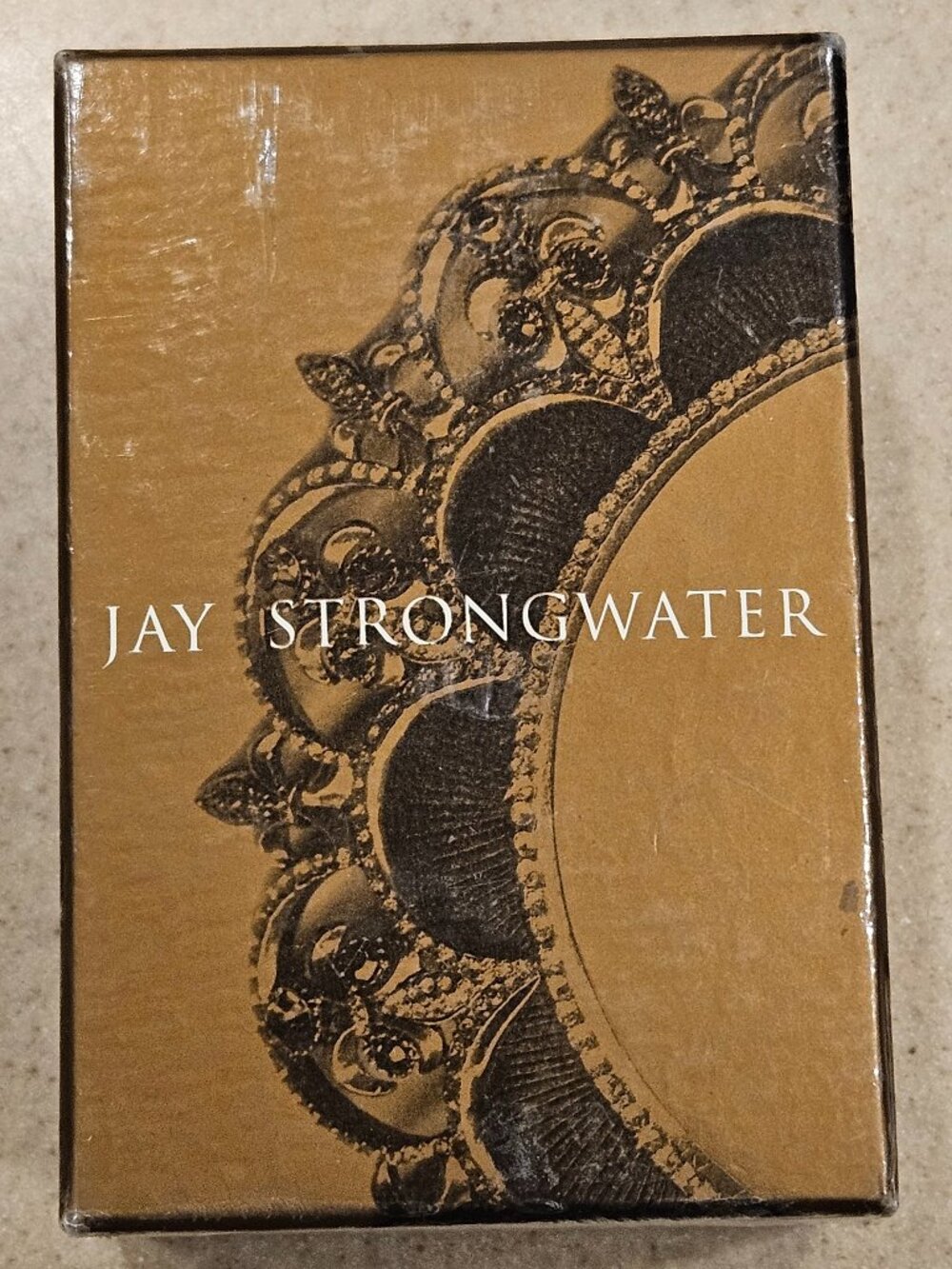 RARE AUTHENTIC JAY STRONGWATER STORAGE ORGANIZER GIFT BOX NAPKIN RING HOLDER